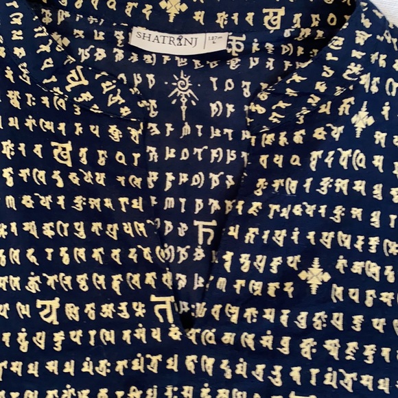 Shatranj Men's Band Collar Classic Tunic - Picture 5 of 9